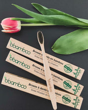 4 brosses à dents en Bambou pour le prix de 2 ! - Bbamboo