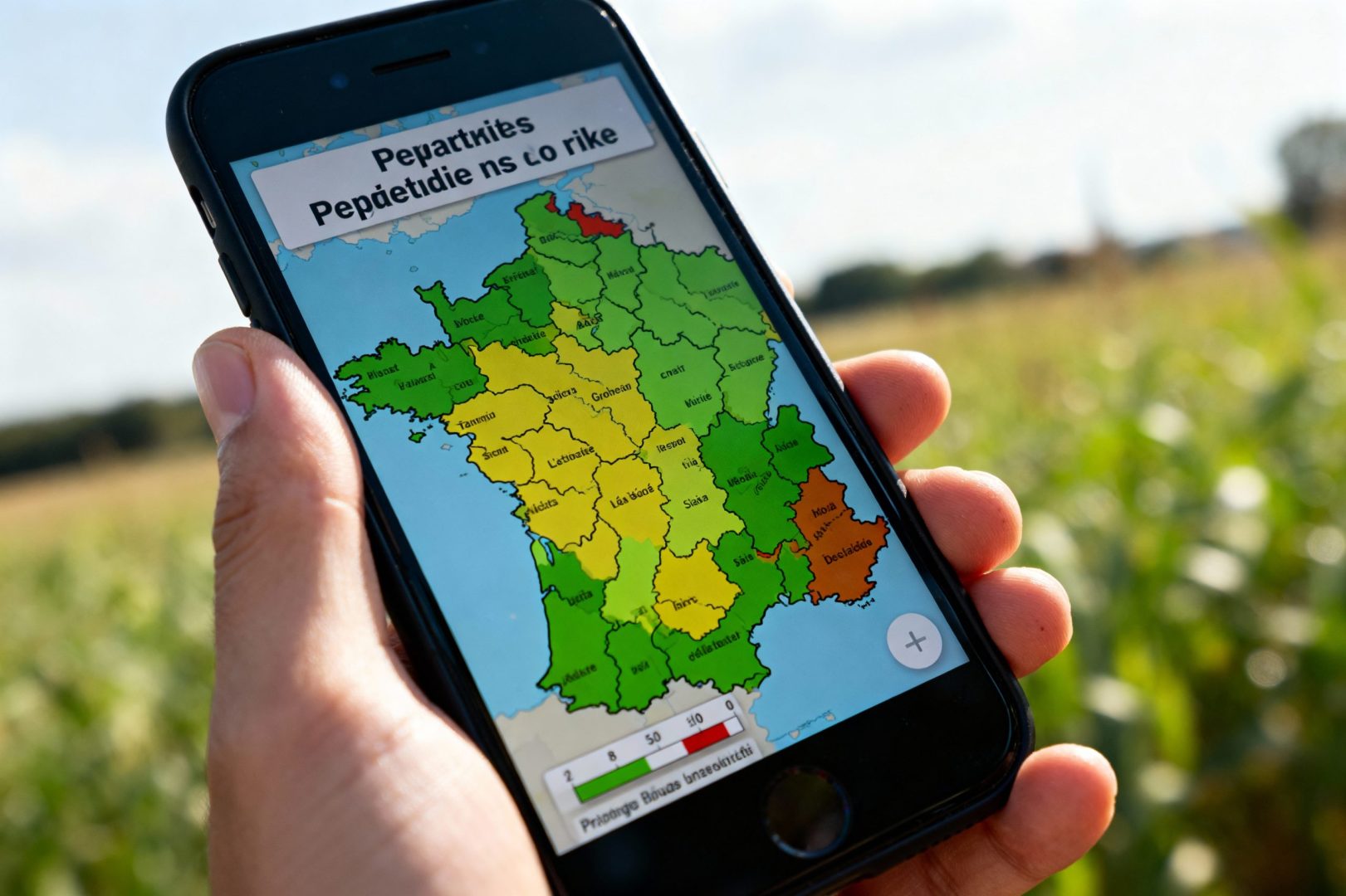 carte des pesticides en France